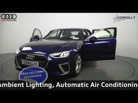CMG  AUDI BALLINA  AUDI 4 New Model   35 TDI 163HP S Line Auto   Tech Pack   Sunroof   S Tronic,BLUE