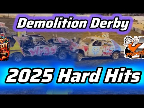 Hard hits 2025 Demolition Derby!!!
