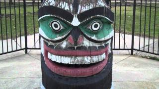 The Totem Pole by the lake