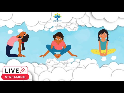 🔴  FUN & EASY KIDS LIVE YOGA | YOGA GUPPY