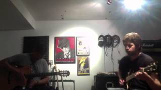 Kaki King "Air and Kilometers" on 2 Guitars. Played by Steven Serra and Nahum Smith.