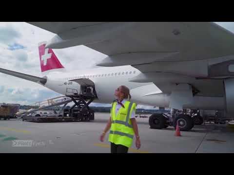 PilotsEYE tv Zurich   Miami   SWISS LX64 Airbus A330-300 Push  Back at Zurich Airport