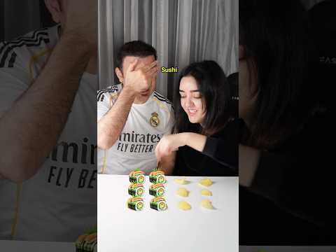 Sushi or Burger Challenge 🍣🍔