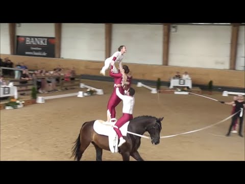 Bayerische Meisterschaft 2024 - Gruppenvoltigieren -  Büchenbach 1