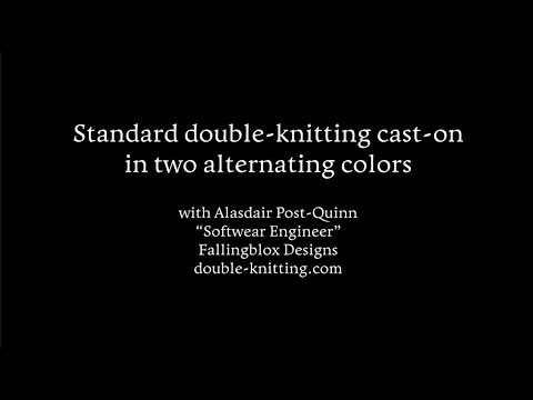 Standard Double-knitting Cast-on