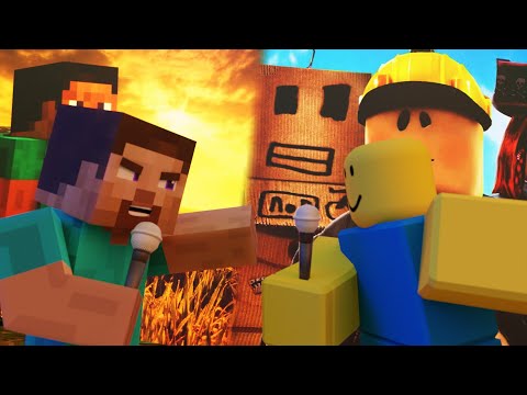 Ultimate Battle: Noob vs Steve in Roblox vs Minecraft