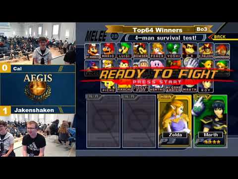 Aegis Top 64 - Cal (Fox) vs Jakenshaken (Marth)