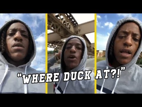 Rico Recklezz Pops Up In FBG Duck's H00d Looking For Him