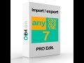 Модуль anyCSV/XLS/YML PRO PIM Edition Import / Export для OpenCart