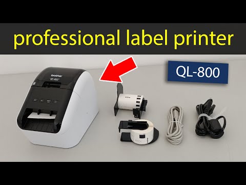 Brother QL 800 Professional Label Printer, Max. Print Width: 2 Inches, Resolution: 300 DPI (12 dots/mm)
