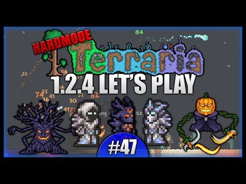 Spooky Armour! Pumpkin Moon Madness! || Let's Play Terraria 1.2.4 [Episode 47]