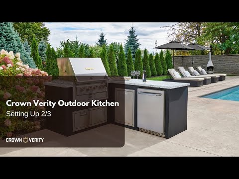 Installing Your Crown Verity Outdoor Kitchen | Setting Up 2/3 Video