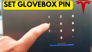 HOW TO SET UP GLOVEBOX PIN IN YOUR TESLA - EASY TUTORIAL