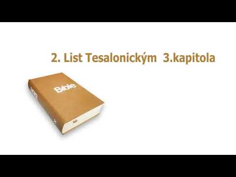 190 2. List Tesalonickým 3. kapitola