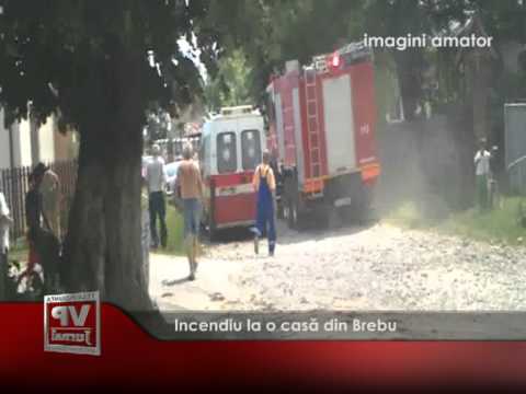 Incendiu la o casă din Brebu