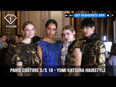 Paris Couture Spring Summer 2018 - Yumi Katsura Hairstyle | FashionTV | FTV