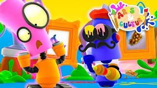 Color Chaos! Orbit Truns PINK! |  Rob The Robot 📖Learning Videos For K
