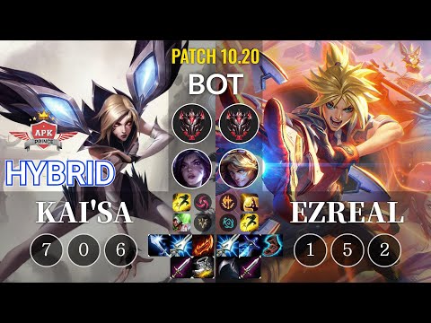 APK HyBrid Kai'Sa vs Ezreal Bot - KR Patch 10.20