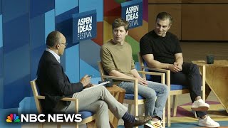 Lester Holt interviews Open AI's Sam Altman and Airbnb's Brian Chesky