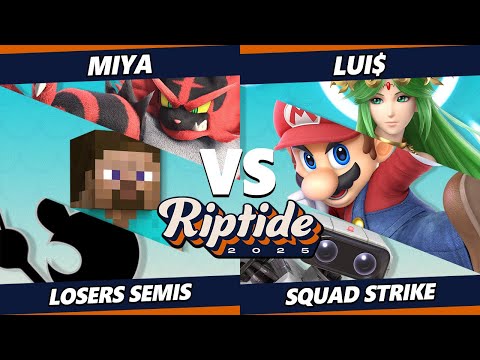 Riptide 2025 LOSERS SEMIS - Lui$ Vs. Miya - Smash Ultimate - SSBU