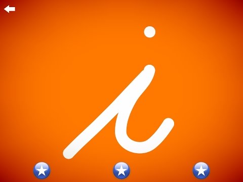 The letter i - Learn the Alphabet and Cursive Writing!