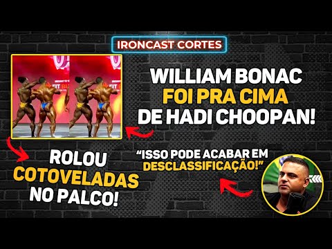 TRETA ENTRE HADI CHOOPAN E WILLIAM BONAC NO PALCO DO MR. OLYMPIA – IRONCAST CORTES