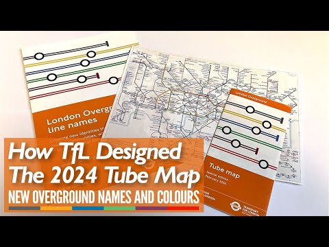 How The New Overground Colours Were Designed ( 2024 Tube Map )