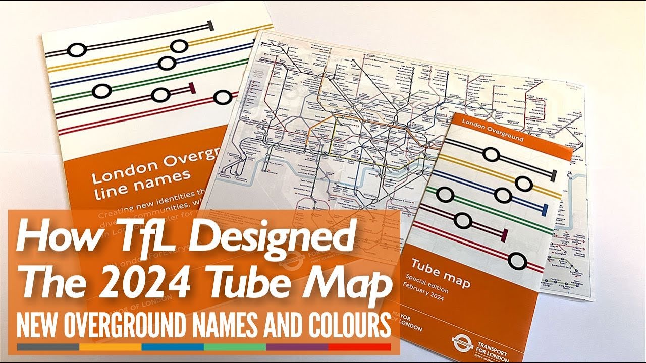 How The New Overground Colours Were Designed ( 2024 Tube Map )