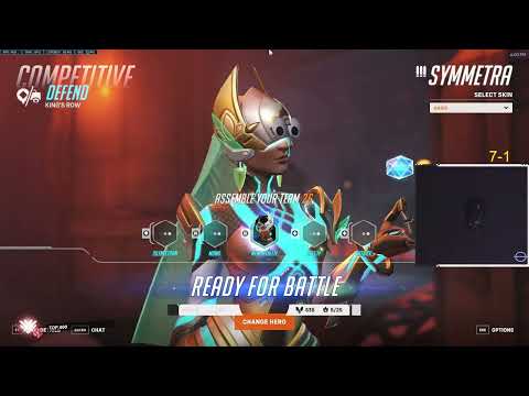 GALE HANZO + SYMMETRA TOP 500 GAMEPLAY OVERWATCH 2 SEASON 3
