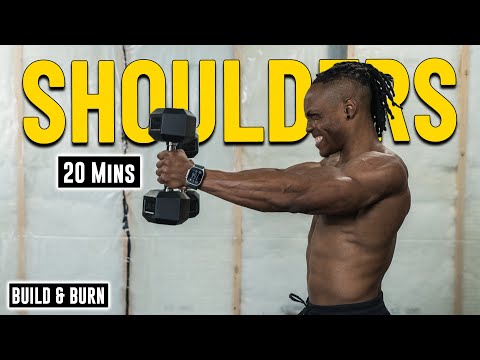 20 Mins Dumbbell ONLY Workout For 3D Shoulders/Delts! | Build & Burn 17