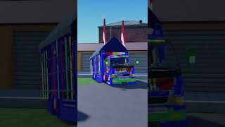 Download lagu A Modified Truck Swerves Full of Variations and Gets Hit by a Train!! #robloxshorts #roblox mp3