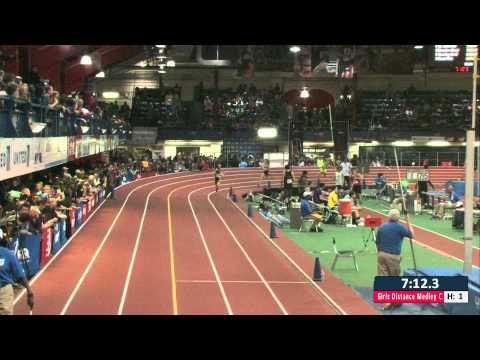 Girls Distance Medley Section 1 - New Balance Nationals Indoor 2014
