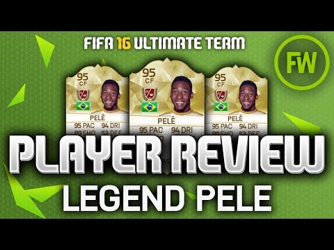 FIFA 16 LEGEND PELÉ (95) *RAREST LEGEND* PLAYER REVIEW (FIFA 16 ULTIMATE TEAM)