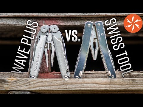 Multitool Match - Leatherman Wave VS Victorinox SwissTool Spirit - KnifeCenter.com
