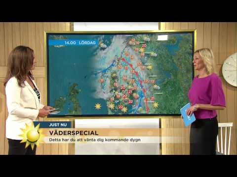 Dagens solstrålar och regnskurar - Nyhetsmorgon (TV4)