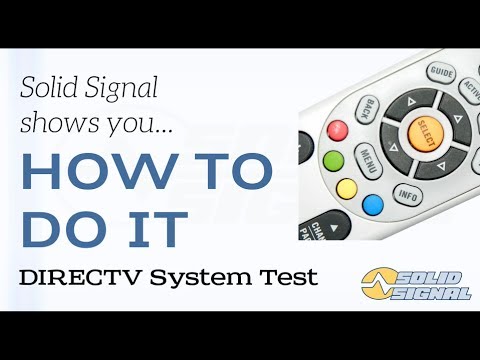 Solid Signal shows you how to test your DIRECTV receiver!