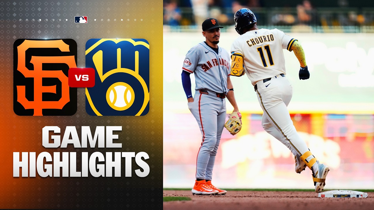 Giants vs. Brewers Game Highlights (6/4/26) | MLB Highlights