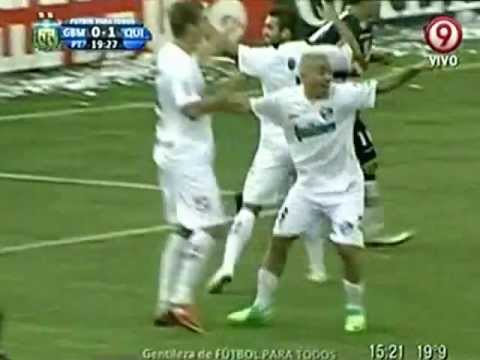 Gol de quilmes Martín Cauteruccio 23/06/2012 BN