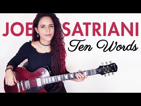 Joe Satriani - Ten Words Guitar Cover | Noelle dos Anjos