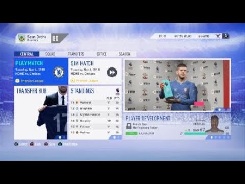 FIFA 19 Burnley career mode part 8 with realistic sliders