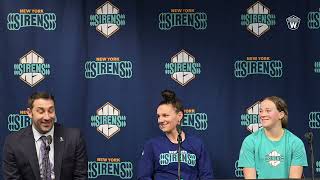 New York Sirens vs Ottawa Charge 12-29-24 Post Game with Jill Saulnier, Sarah Fillier & Greg Fargo