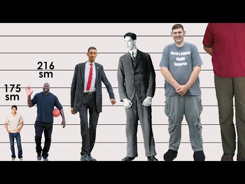 Height COMPARISON: Tallest people in the WORLD