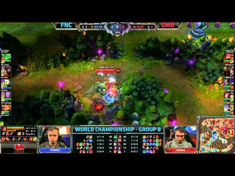 FNC vs GMB | Fnatic vs Gambit Gaming | Worlds 2013 Group Stage Day 2 | Full game HD