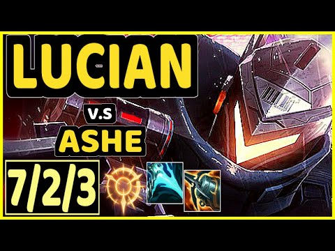 LUCIAN vs ASHE - 7/2/3 KDA BOTTOM ADC GAMEPLAY - BR Ranked MASTER