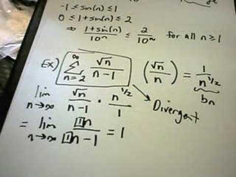 Limit Comparison Test and Direct Comparison Test (Part 1)