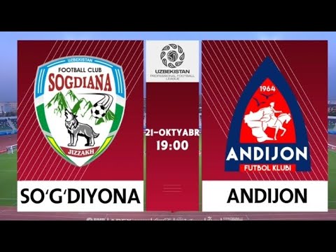 SO'G'DIYONA FC 🆚 FC ANDIJON Coca-Cola Superliga | 22-tur