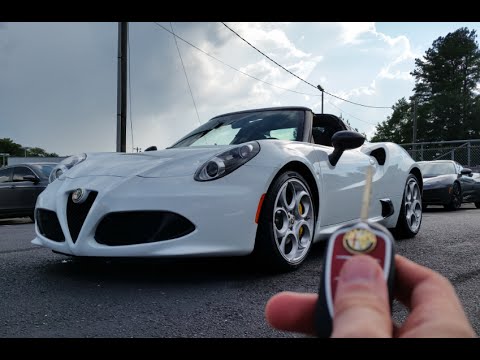 2016 Alfa Romeo 4C Spider: Test Drive, Start Up, Exhaust and Review
