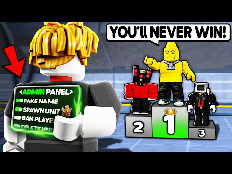 Cheating in Arkey's $50,000 Tournament with ADMIN (Toilet Tower Defense)
