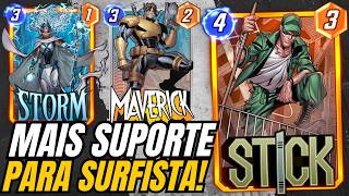 SURFISTA SAINDO DE CONTROLE? STICK CHEGOU FORTE! | Marvel Snap