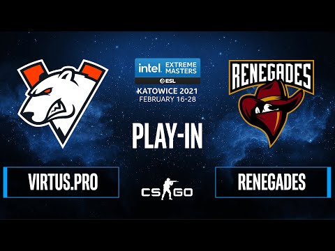 CS:GO - Virtus.pro vs. Renegades [Vertigo] Map 1 - IEM Katowice 2021 - Play-In